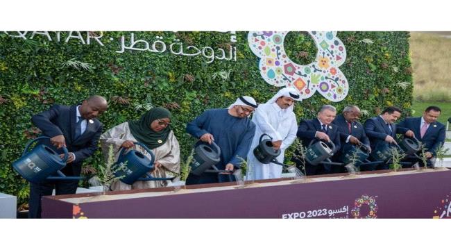 رئيس الحكومة اليمنية يشارك رئيسي قطر والإمارات افتتاح "إكسبو الدوحة 2023"